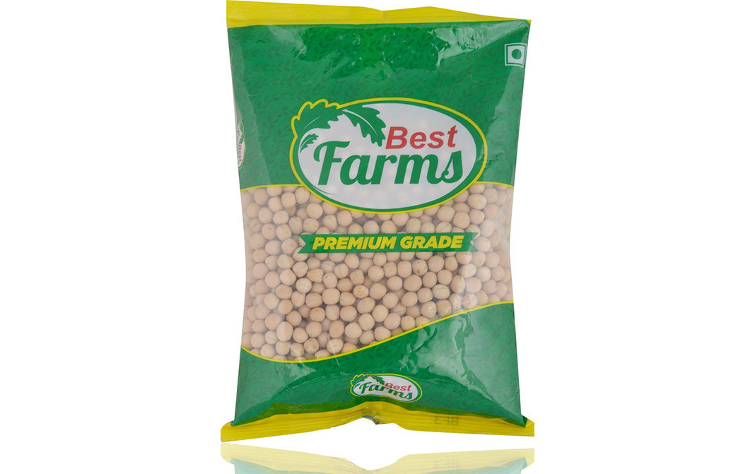 Reliance Best Farms Pulses Peas (White)   Pack  500 grams